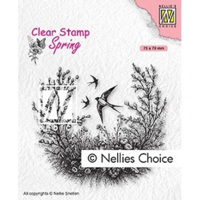 Nellie's Choice Clear Stamp - Spring Is In The Air